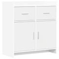 vidaXL Servírovacia skriňa Biela 75 x 36 x 80 cm Kompozitné drevo