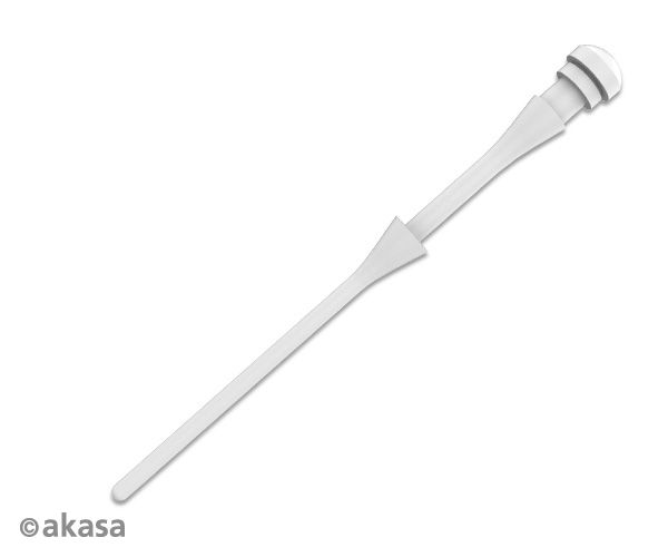 Akasa protivibračné spony na ventilátory (20ks) biele