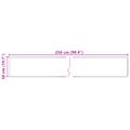 vidaXL Behúň MARSA Viacfarebný 50 x 250 cm Polyester a PVC