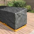 vidaXL Obal na nábytok 260 x 210 x 80 cm 600D Oxford tkanina Tvar L