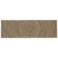 vidaXL Koberec do oblasti Prírodná a čierna 80 x 300 cm Juta
