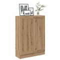 vidaXL Knižnica dub artisan 82,5x30,5x115 cm kompozitné drevo