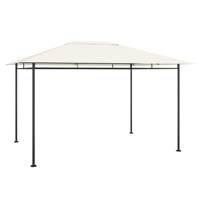 vidaXL Altánok 384x281x270 cm krémový 180 g/m²