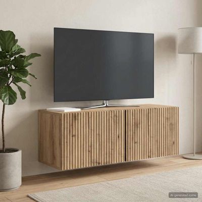 vidaXL Nástenná TV skrinka 78,5 x 31 x 30 cm Dub artisan