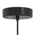 VidaXL Závesná lampa výškovo nastaviteľná E27 lesk žltá Ø 31 cm kov