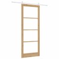 vidaXL Posuvné dvere ORKDAL Prírodná 93 x 232 cm