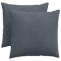 vidaXL Vankúše na pohovku 2 pcs Tmavo šedá 50 x 50 cm