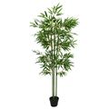vidaXL Umelý bambusový strom 2 ks Zelená 45 x 18 x 175 cm