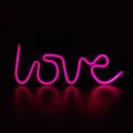 MANTA LOVE, LED Neon plexi dekorácia