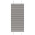 vidaXL plisovaná roleta antracitová 65x150 cm Šírka látky 64,4 cm