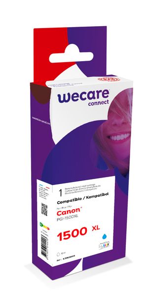 WECARE ARMOR ink kompatibilný s CANON PGi-1500XLC, modrá/cyan