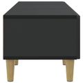 vidaXL TV skrinka 147 x 34,5 x 30 cm Čierna Kompozitné drevo