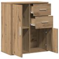 vidaXL Servírovacia skriňa Remeselný dub 60 x 31 x 70 cm