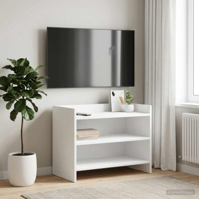 vidaXL TV skrinka 60 x 33 x 47 cm Biela Kompozitné drevo
