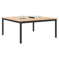 vidaXL Konferenčný stolík Prírodná 100 x 100 x 45 cm