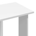 vidaXL Šatník s kolieskami biely 102x38x110 cm kompozitné drevo