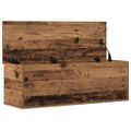 vidaXL Úložná krabica Staré drevo 102 x 35 x 35 cm Kompozitné drevo