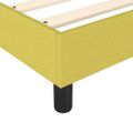 vidaXL Posteľný rám s boxspringom zelený 80x200 cm látka