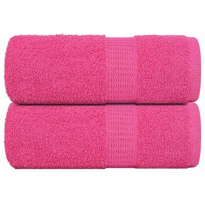 vidaXL Uteráky pre hostí FROGN 2 ks ružové 30x50 cm 360 g/m²