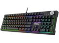 MSI herní klávesnice FORGE GK320 Red/ drátová/ mechanická/ RGB podsvícení/ USB/ CZ+SK layout Mechanická klávesnice, Red spínace, hot-swap, RGB LED, makro klávesy, volume knob, CZ+SK layout, USB 2.0