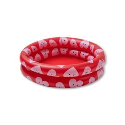 Nafukovací bazén pre deti Hearts Red 60 cm