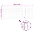 vidaXL Euro plot, oceľ 10x1,5 m, sivý