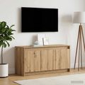 vidaXL TV skrinka 100 x 34 x 50 cm Dub artisan Kompozitné drevo