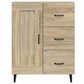 vidaXL Komoda vo farbe dubu sonoma 69,5x34x90 cm spracované drevo