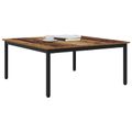 vidaXL Konferenčný stolík Staré drevo 100 x 100 x 45 cm