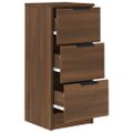 vidaXL Komoda hnedý dub 30x30x70 cm spracované drevo