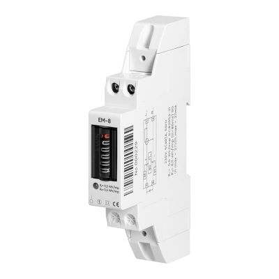 Elektromer 1F na DIN lištu analógový VIRONE EM-8, 40A