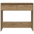 vidaXL Konzolový stolík dub artisan 89x41x76,5 cm kompozitné drevo