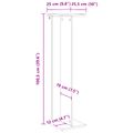 vidaXL Stojan na rastliny 2 ks Dub artisan 25 x 25,5 x 100,5 cm