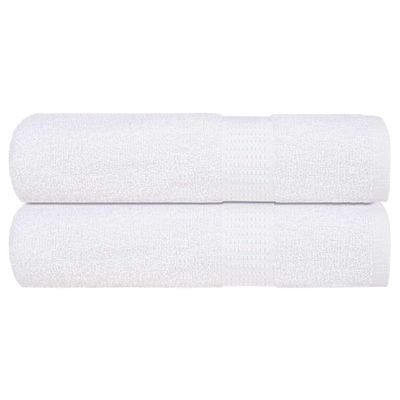 vidaXL Sprchové uteráky FROGN 2 ks biele 70x140 cm 360 g/m²