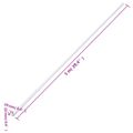 vidaXL Káblový rozvod 10x10 mm 10 m PVC