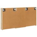 vidaXL Set kabinetov do kúpeľne 3 ks 140 x 14,5 x 70 cm