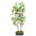 vidaXL Umelý bambusový strom 552 listov 120 cm zelený