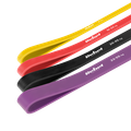 Latexová sada cvičebných pásov - Power Band PLs-2, 4-45 kg, 4 pásy, REBEL ACTIVE