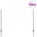 vidaXL Hexagonálny plot s stĺpom 50 x 1,5 m PVC potiahnutá oceľ Zelená