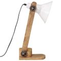vidaXL Stolová lampa 25 W biela 23x13x52 cm E27