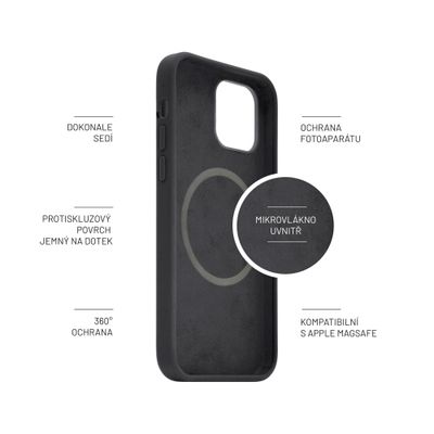 FIXED MagFlow Apple iPhone 14+, čierny