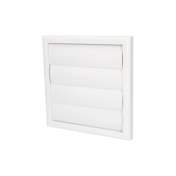 VENTS MV 120 VJ plastová gravitační žaluzie s nástavcem 186x186