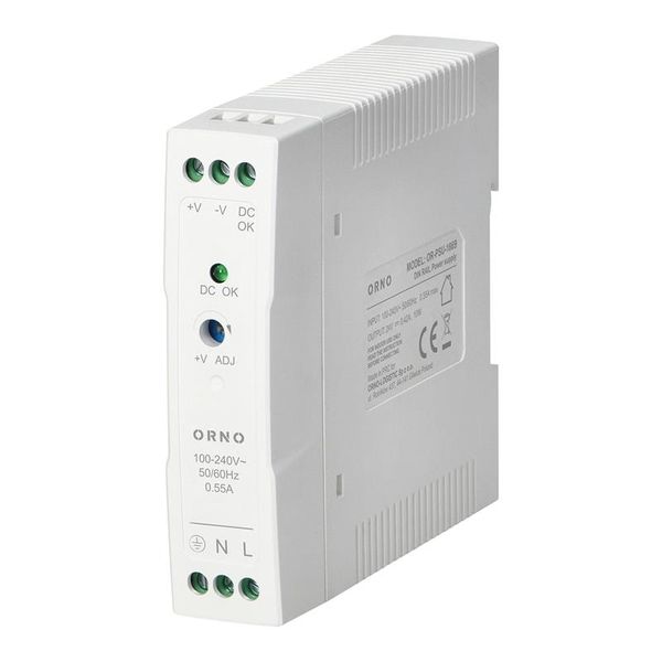 ORNO OR-PSU-1669 Průmyslový zdroj spínaný 24 V DC 1 A 24 W na DIN lištu
