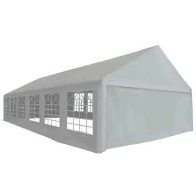 vidaXL Tkanina stanu bez rámu Biely 12 x 6 m PE