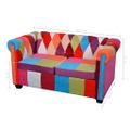 vidaXL 2-dielna sedacia súprava Chesterfield látková