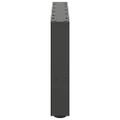 vidaXL Nohy ku konferenčnému stolíku, antracitové, 2 ks, 50 x (30-31) cm, oceľové