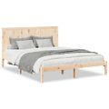 vidaXL Extra dlhá posteľ bez matraca 160x210 cm masívne drevo