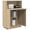 vidaXL Stôl Sonoma dub 71.5 x 31.5 x 106.5 cm Kompozitné drevo