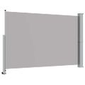 Bočná zaťahovacia markíza na terasu/balkón 160x300 cm, sivá