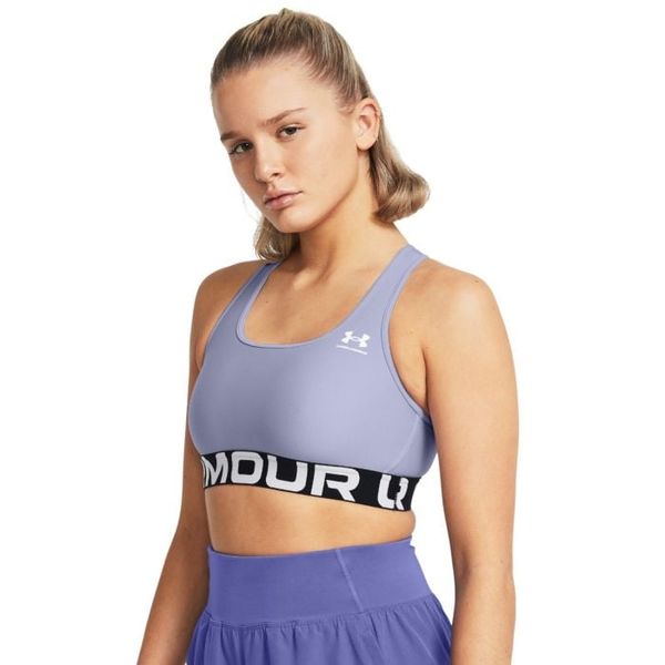 Podprsenka HG Authentics Mid Branded Purple - Under Armour, veľkosť XS, 87% Polyester,13% Elastane